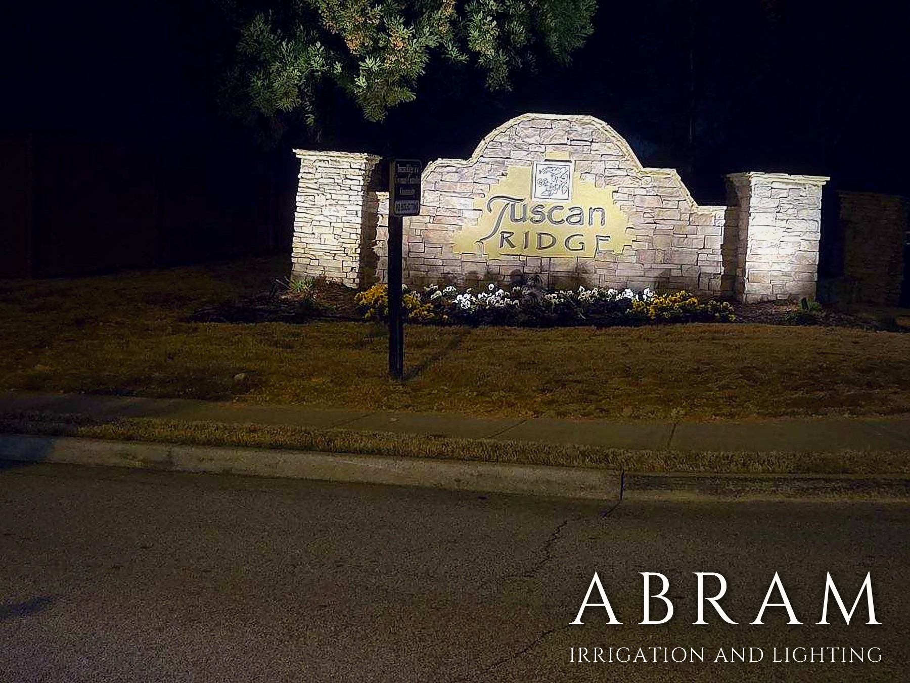 Monument & Entrance-Sign Lighting for North Atlanta HOAs and Communities
